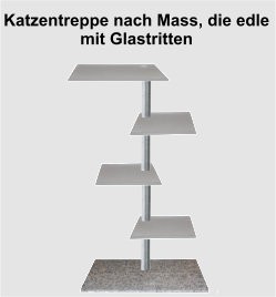 Die Edelste Katzentreppe der Welt mit Glastritten