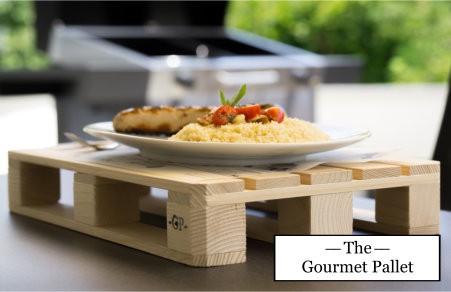 The Gourmet-Pallet mit Grill