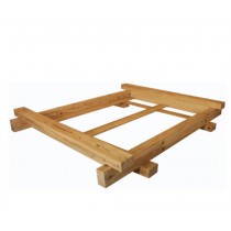 Balkis, das rustikale Balkenbett