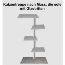 Die Edelste Katzentreppe der Welt mit Glastritten