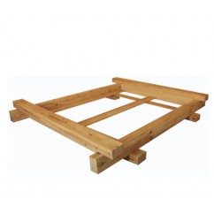 Balkis, das rustikale Balkenbett