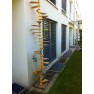 Katzenwendeltreppe mit Bodenplatte
