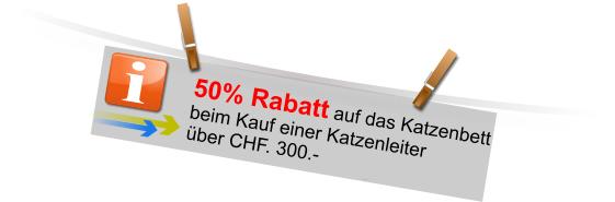 50%Rabatt auf Katzenbett